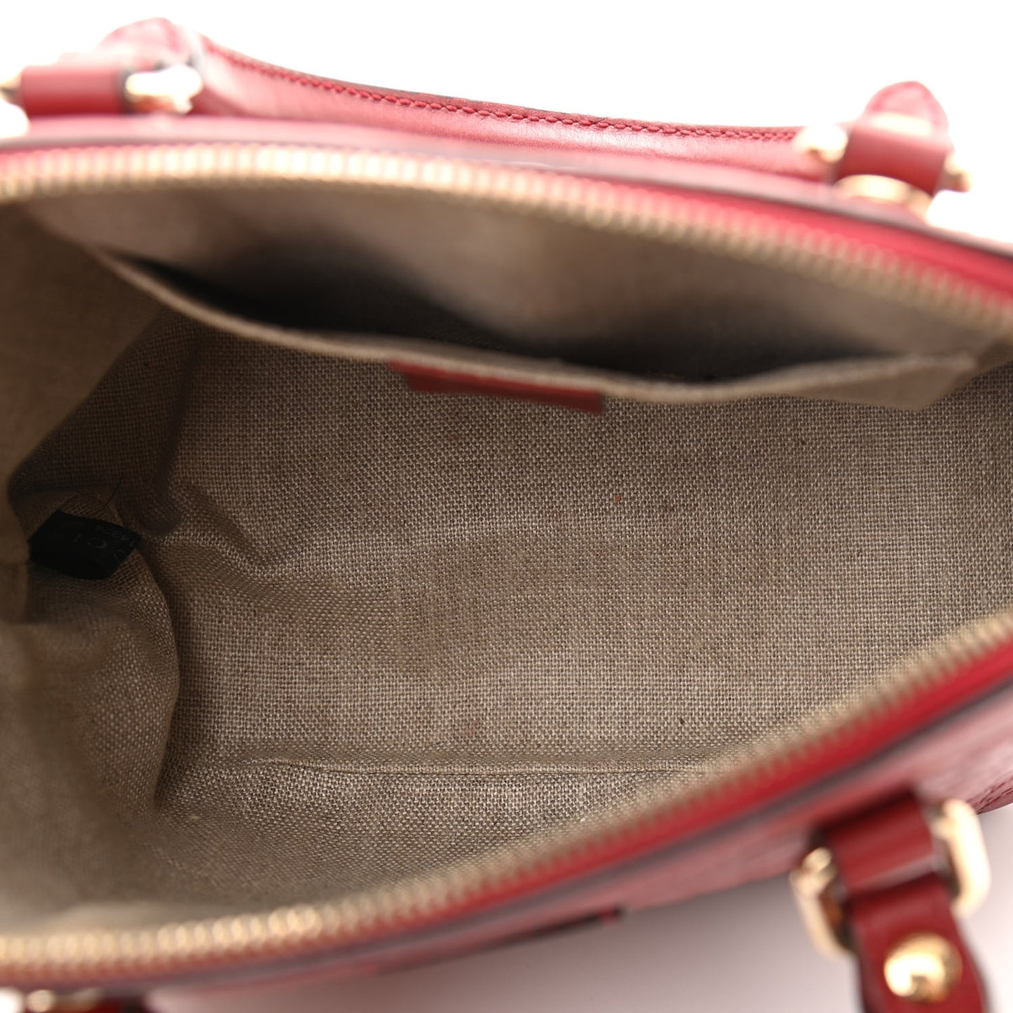 Soft Microguccissima Mini Dome Bag Rosso