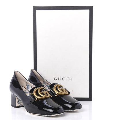 Gucci Vernice GG Victoire 55mm Loafer Pumps 35.5 Black 9 of 9