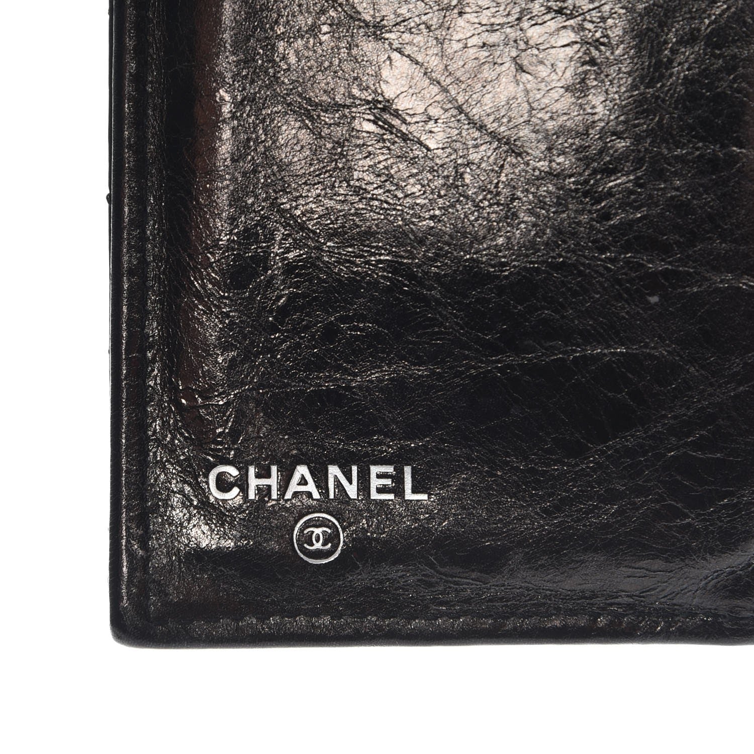 Chanel Glazed Calfskin Quilted Reissue Long Flap Wallet Black 6 of 8