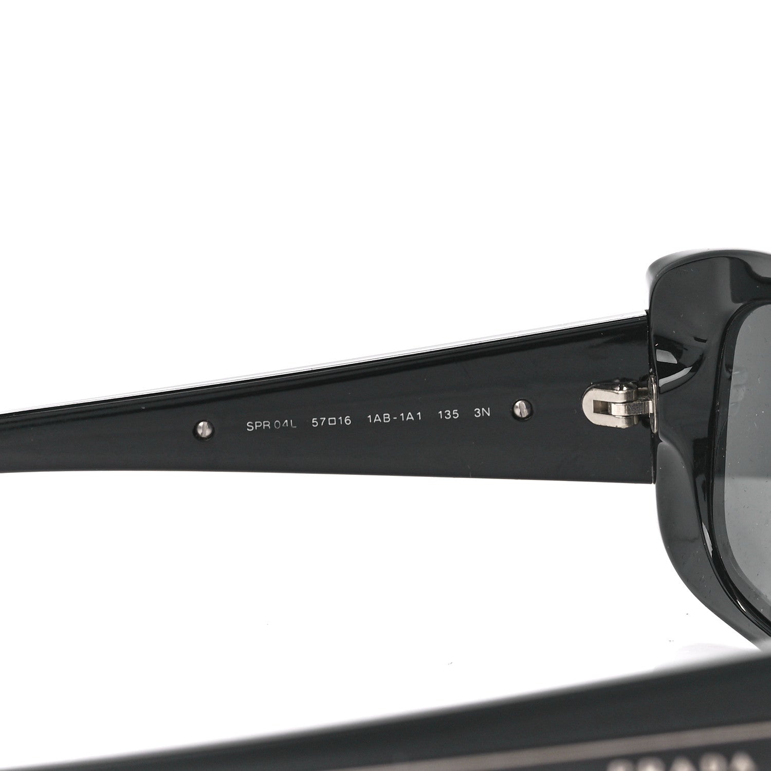 Prada Logo Sunglasses SPR 04L Black 5 of 7