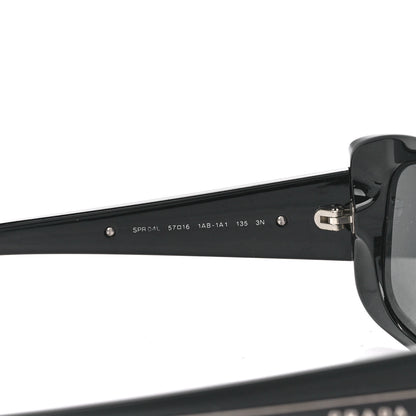 Prada Logo Sunglasses SPR 04L Black 5 of 7