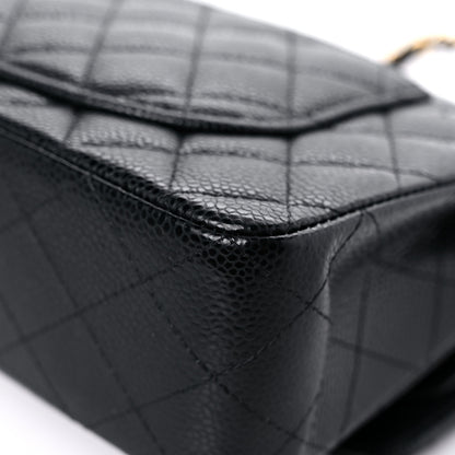 Chanel Caviar Quilted Small Double Flap Black 11 of 15