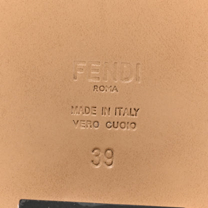 Fendi Nappa Baguette 60mm Slide Sandals 39 Kissed 8 of 8