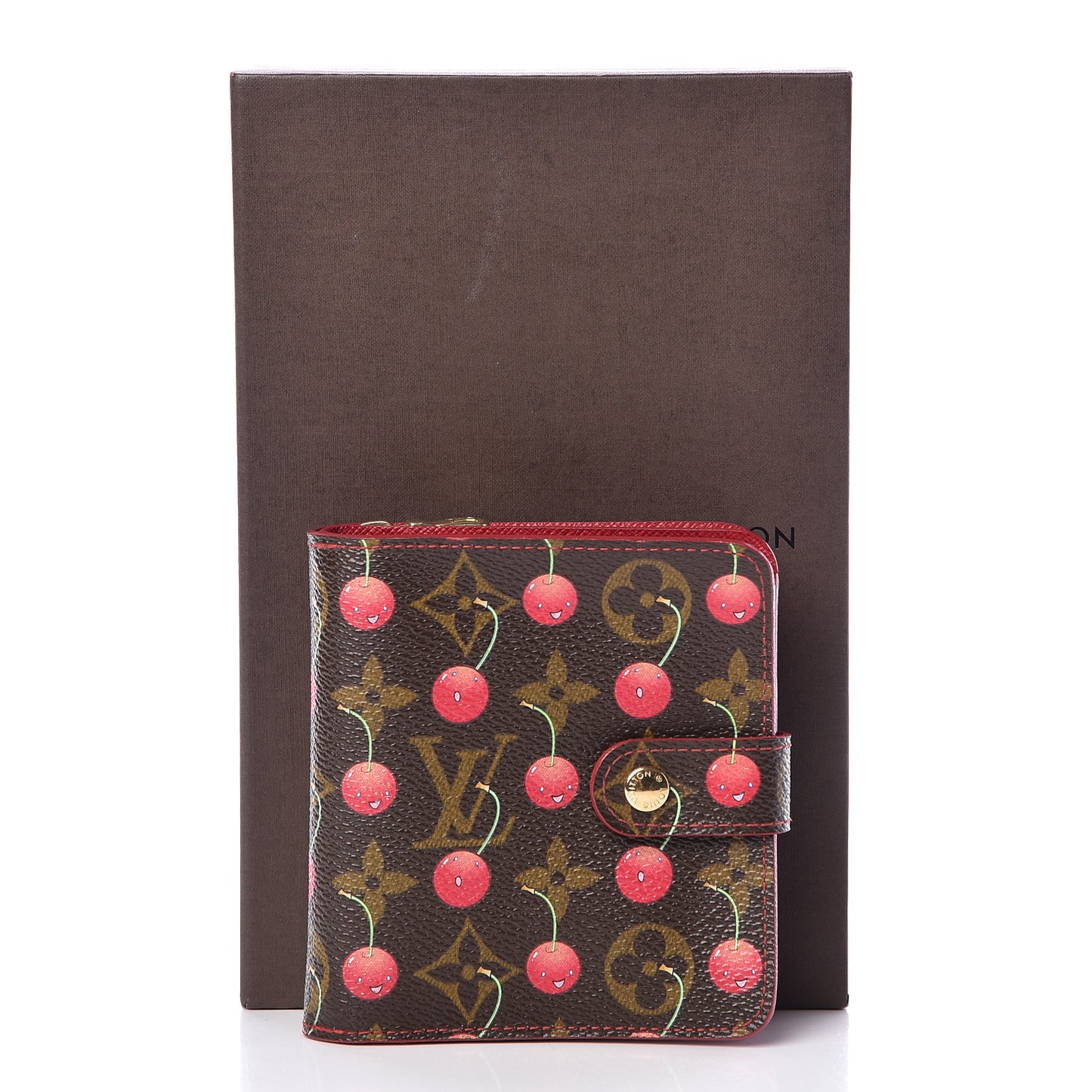 Monogram Cerises Compact Zippe Wallet