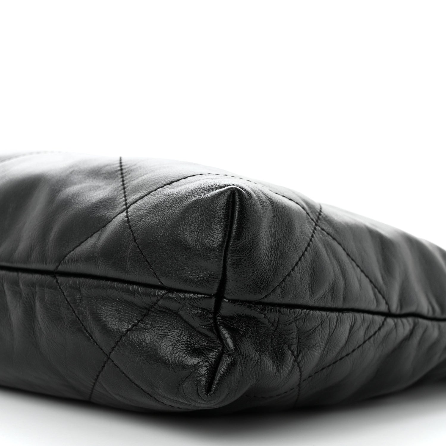 Chanel Shiny Calfskin Quilted Small Chanel 22 Black 11 of 11