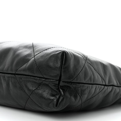 Chanel Shiny Calfskin Quilted Small Chanel 22 Black 11 of 11