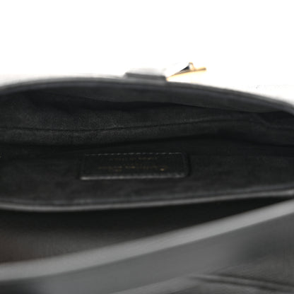 Christian Dior Grained Calfskin Mini Saddle Bag Black 5 of 11