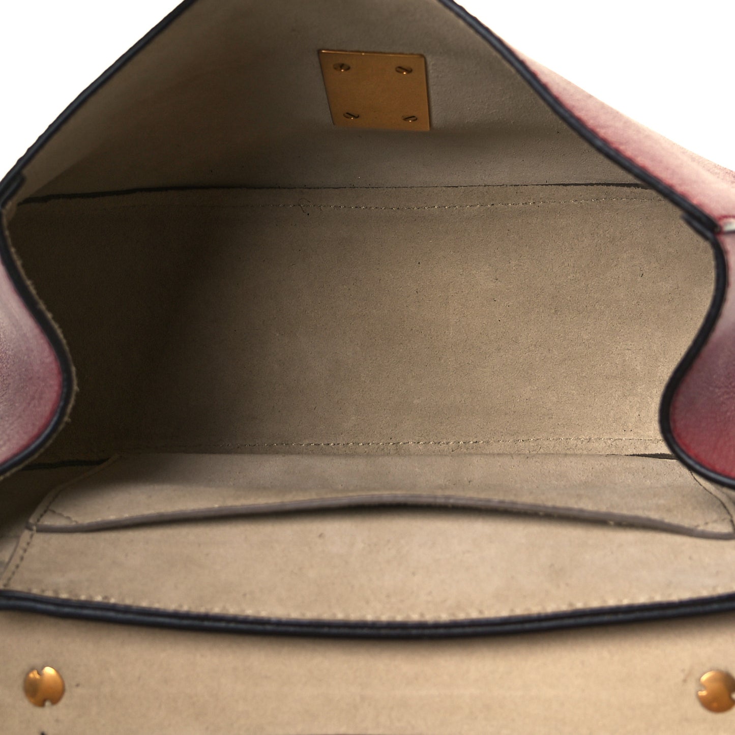 Grained Lambskin Drew Shoulder Bag Plaid Red