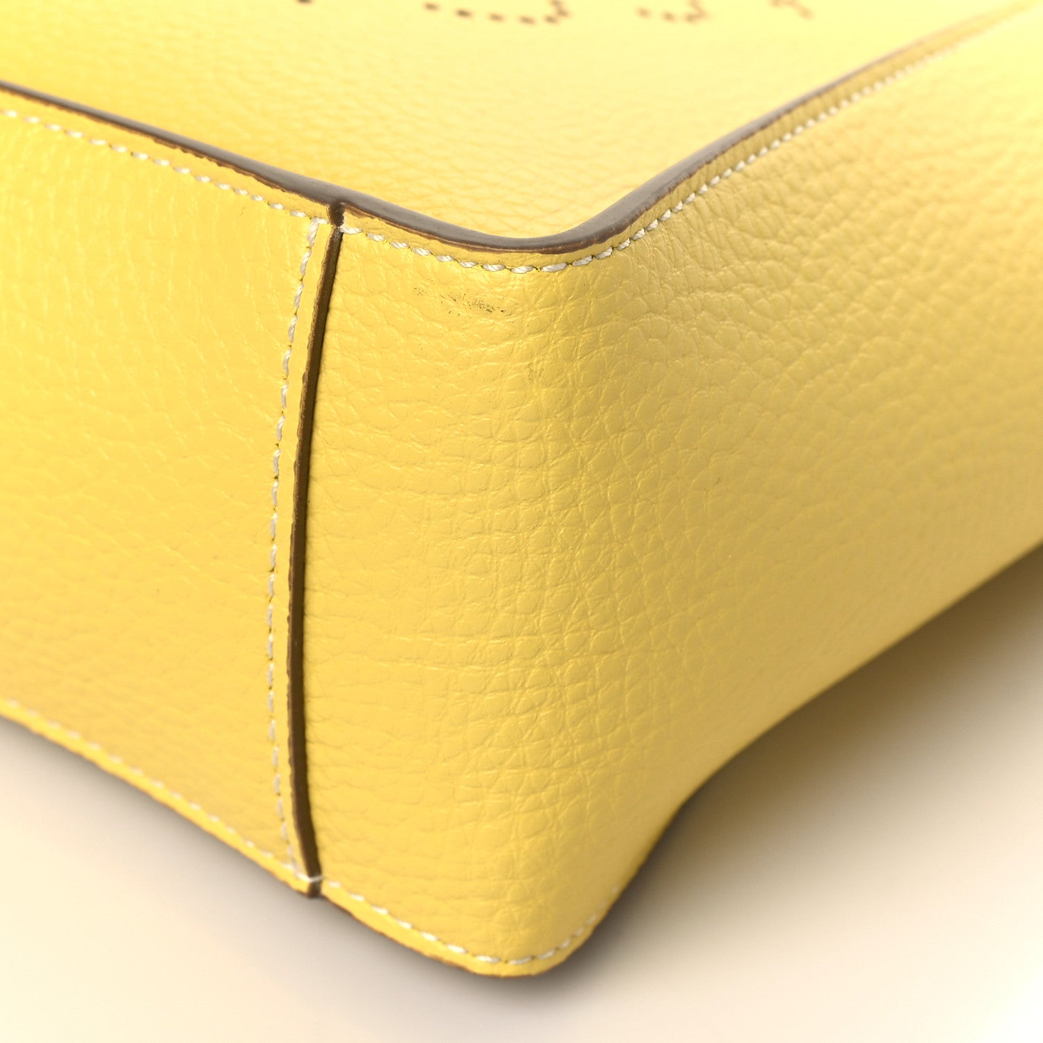 Stella McCartney Eco Alter Nappa Perforated Logo Mini Crossbody Banana 8 of 8