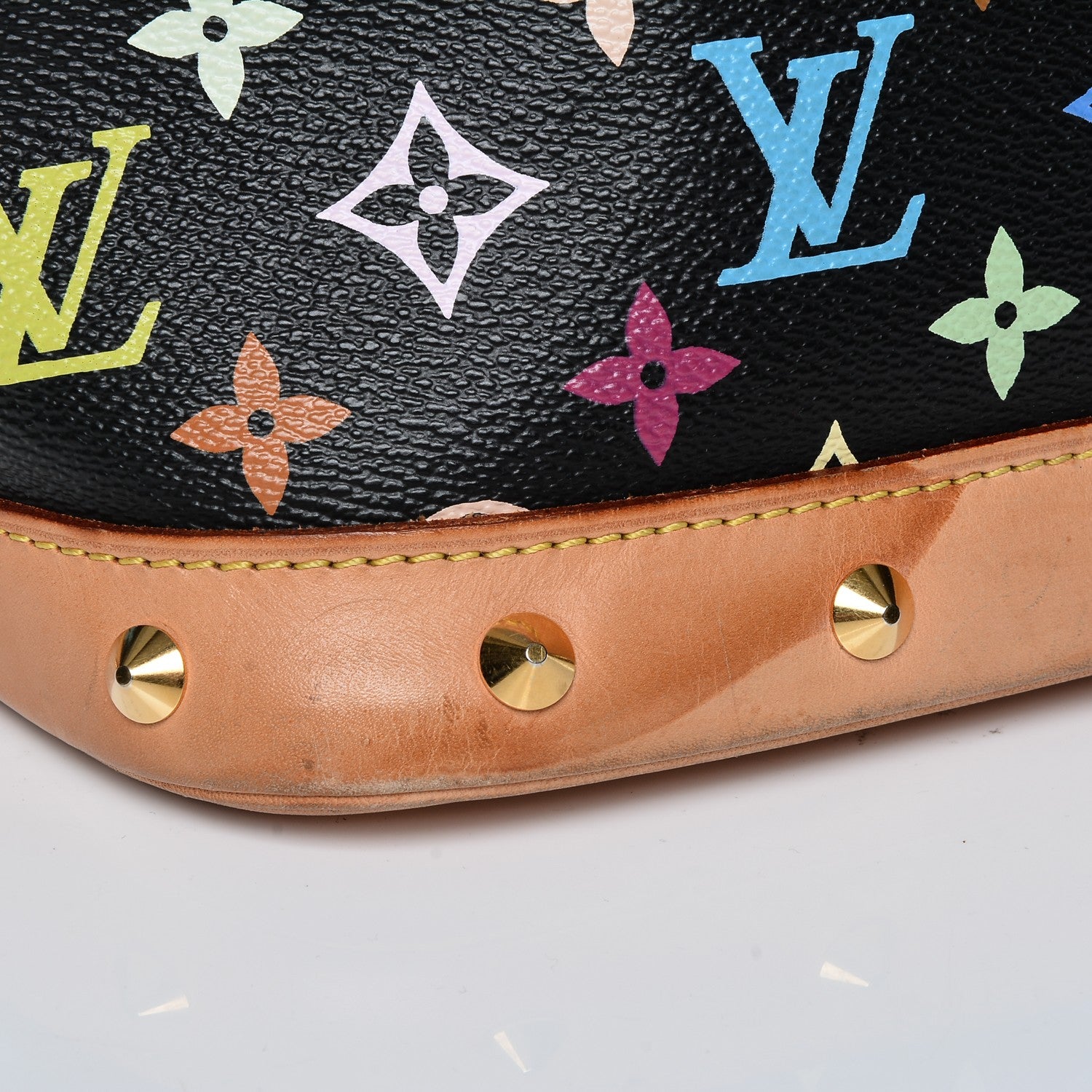 Louis Vuitton Monogram Multicolor Alma Black 13 of 14