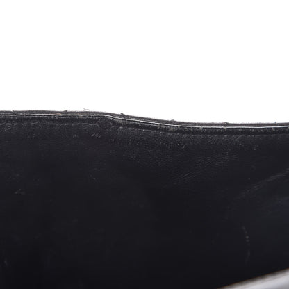 Chanel Lambskin Quilted Bekko Jumbo Single Flap Black 14 of 30
