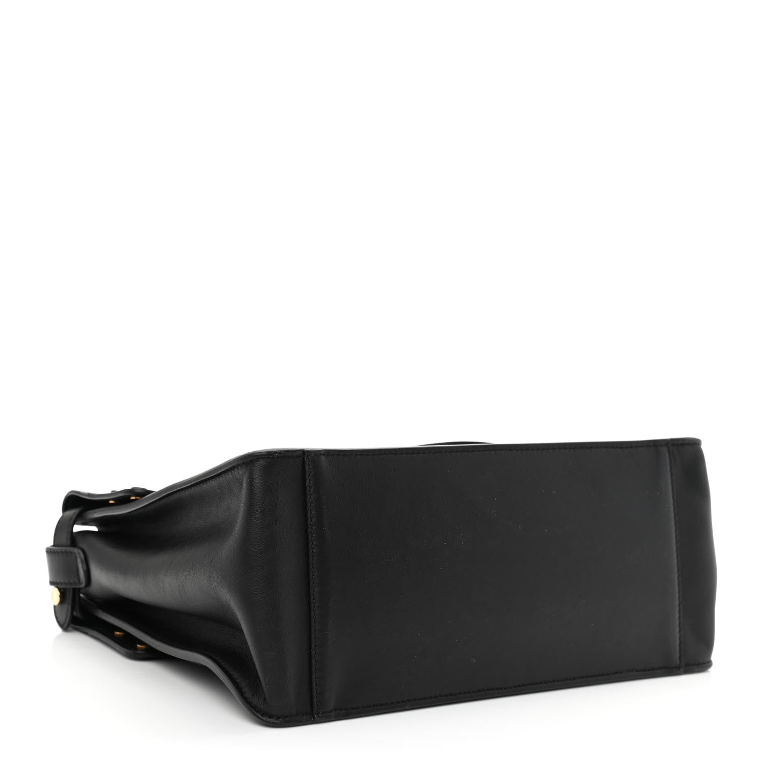 Fendi Vitello Grace Matte Large Flip Tote Black 4 of 9