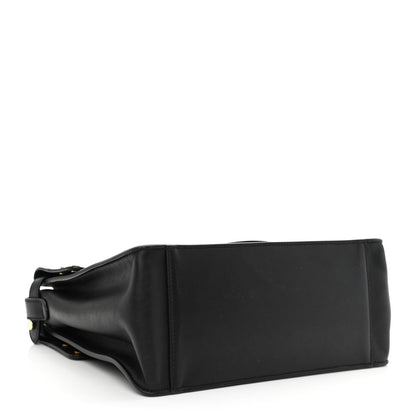 Fendi Vitello Grace Matte Large Flip Tote Black 4 of 9