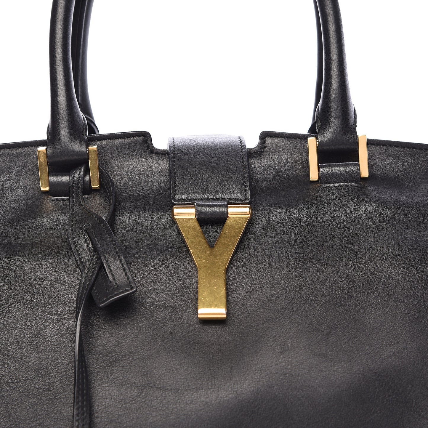 Calfskin Medium Classic Y Cabas Black
