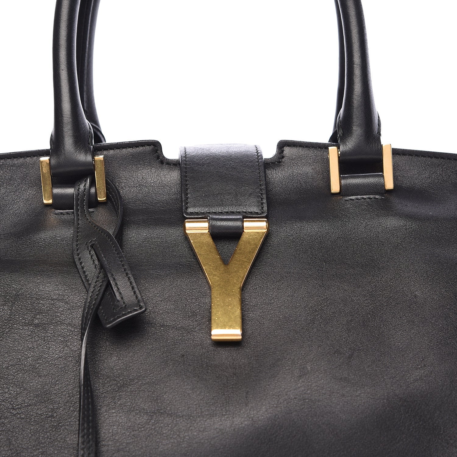 Saint Laurent Calfskin Medium Classic Y Cabas Black 10 of 19