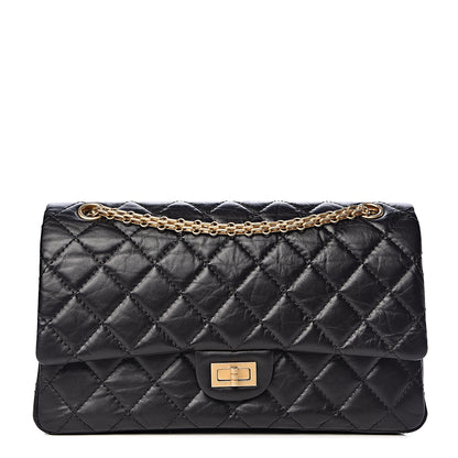 Chanel Aged Calfskin Quilted 2.55 Reissue 226 Flap Black 1 of 10