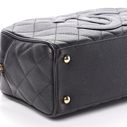 Chanel Caviar Quilted Small Bowler Black 14 of 16
