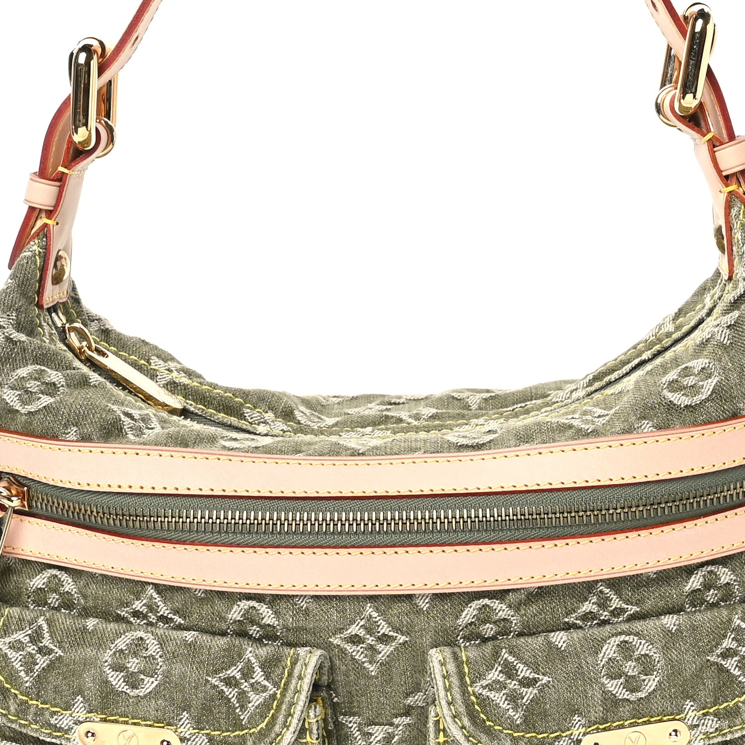 Louis Vuitton Monogram Denim Baggy PM Lichen 8 of 10