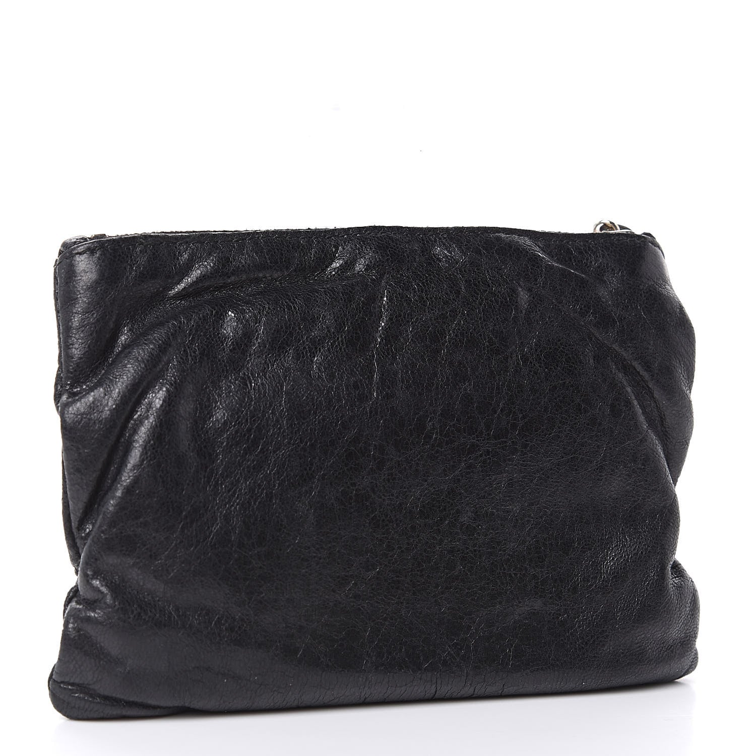 Balenciaga Agneau Giant 12 Silver Hardware M Porte-Monnaie Coin Purse Black 3 of 11