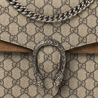 Gucci GG Supreme Monogram Medium Dionysus Shoulder Bag Taupe 9 of 13
