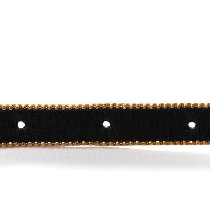 Gucci Calfskin Crystal Embellished Double G Choker Necklace Red 4 of 5