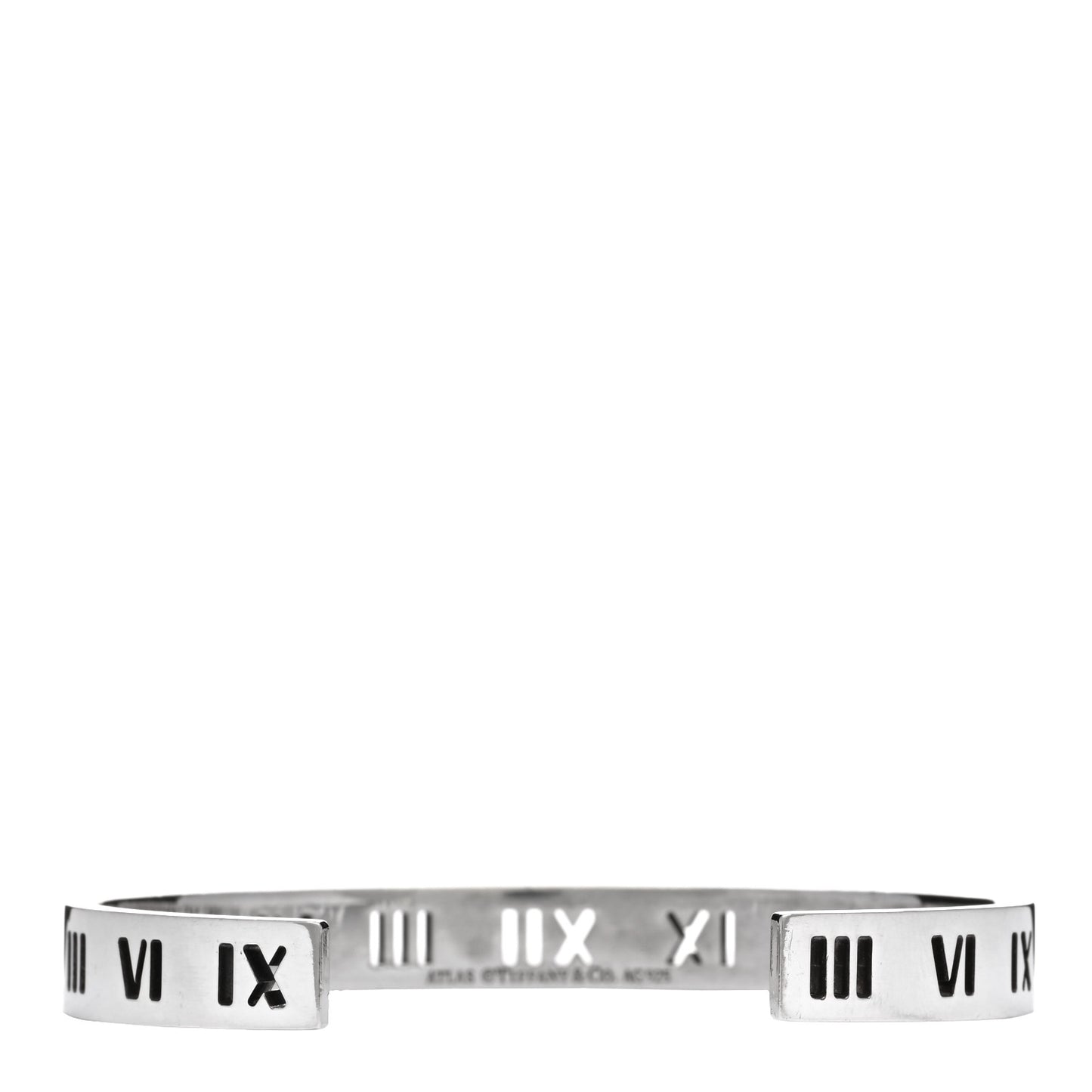 Sterling Silver Atlas Pierced Cuff Bracelet