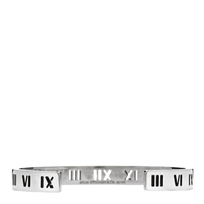 Tiffany Sterling Silver Atlas Pierced Cuff Bracelet 2 of 3