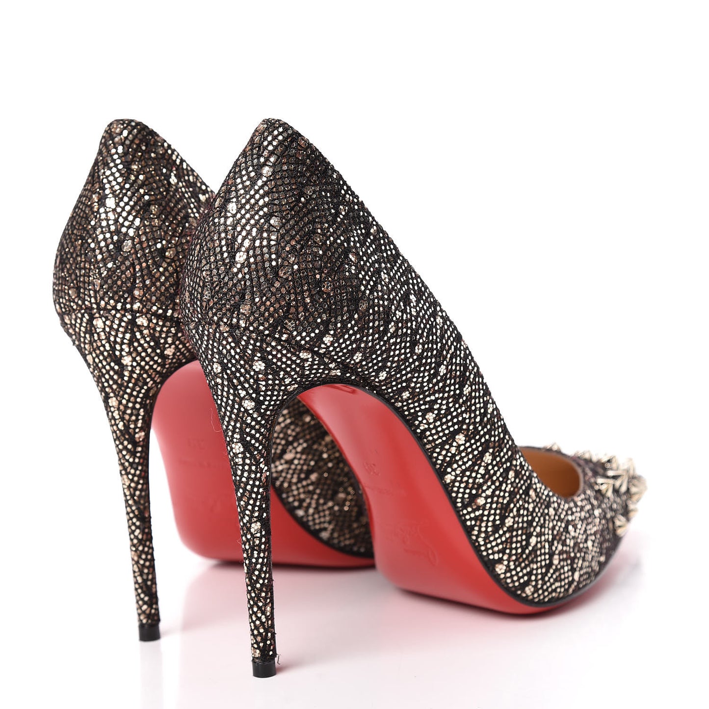 Glitter Palace Drama 100 Pumps 39 Platine White