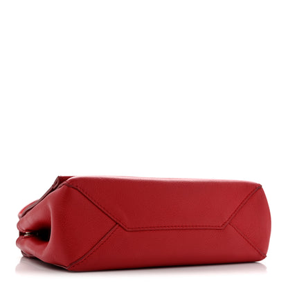Louis Vuitton Calfskin Lockme II Chain Bag BB Rubis 4 of 16