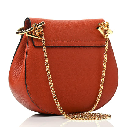 Chloe Grained Lambskin Drew Shoulder Bag Caramel 2 of 3