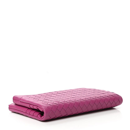 Bottega Veneta Nappa Intrecciato Double Zip Clutch Wallet Ametista 5 of 12