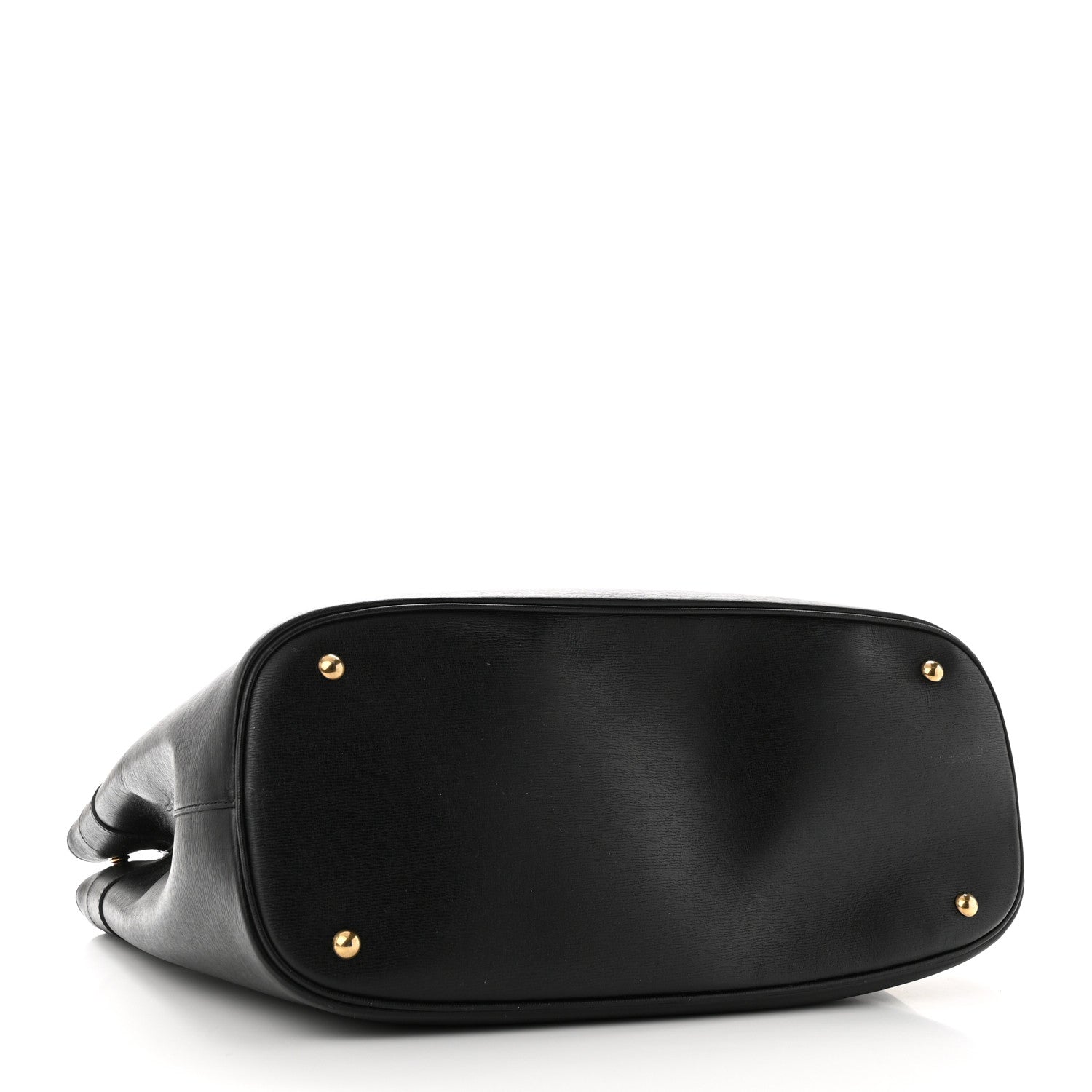 Gucci Textured Calfskin Large Bright Bit Tote Black 4 of 10