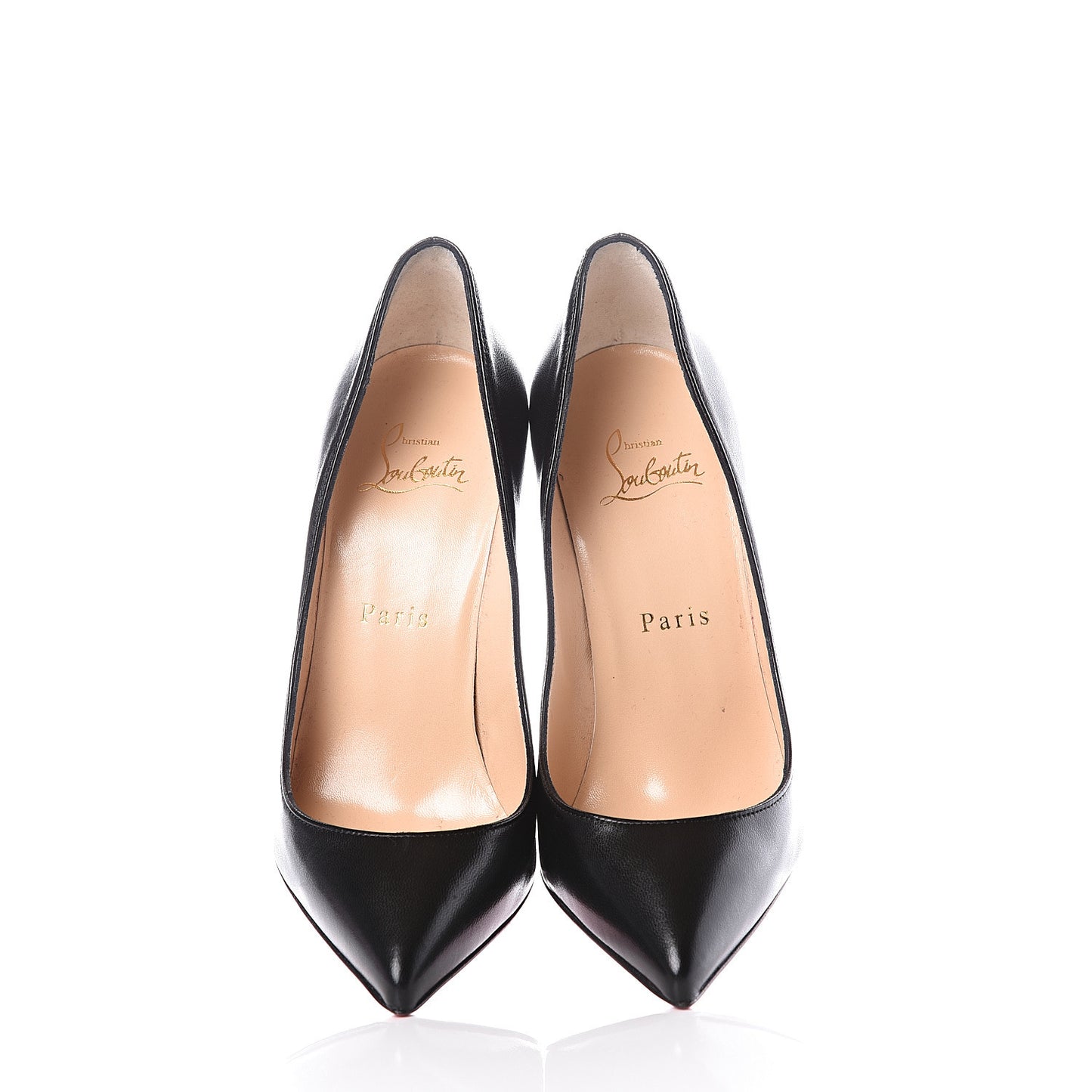 Shiny Nappa Pigalle Follies 100 Pumps 36.5 Black