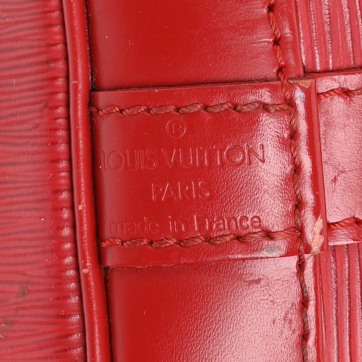 Louis Vuitton Epi Petit Noe NM Carmine 6 of 13
