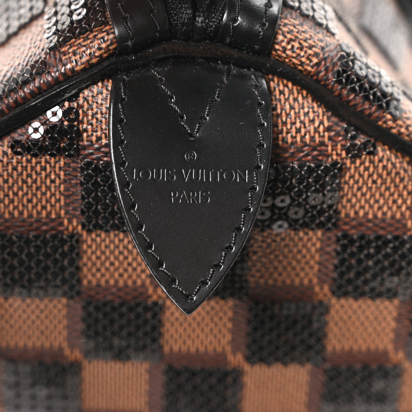 Damier Paillettes Speedy 30 Black
