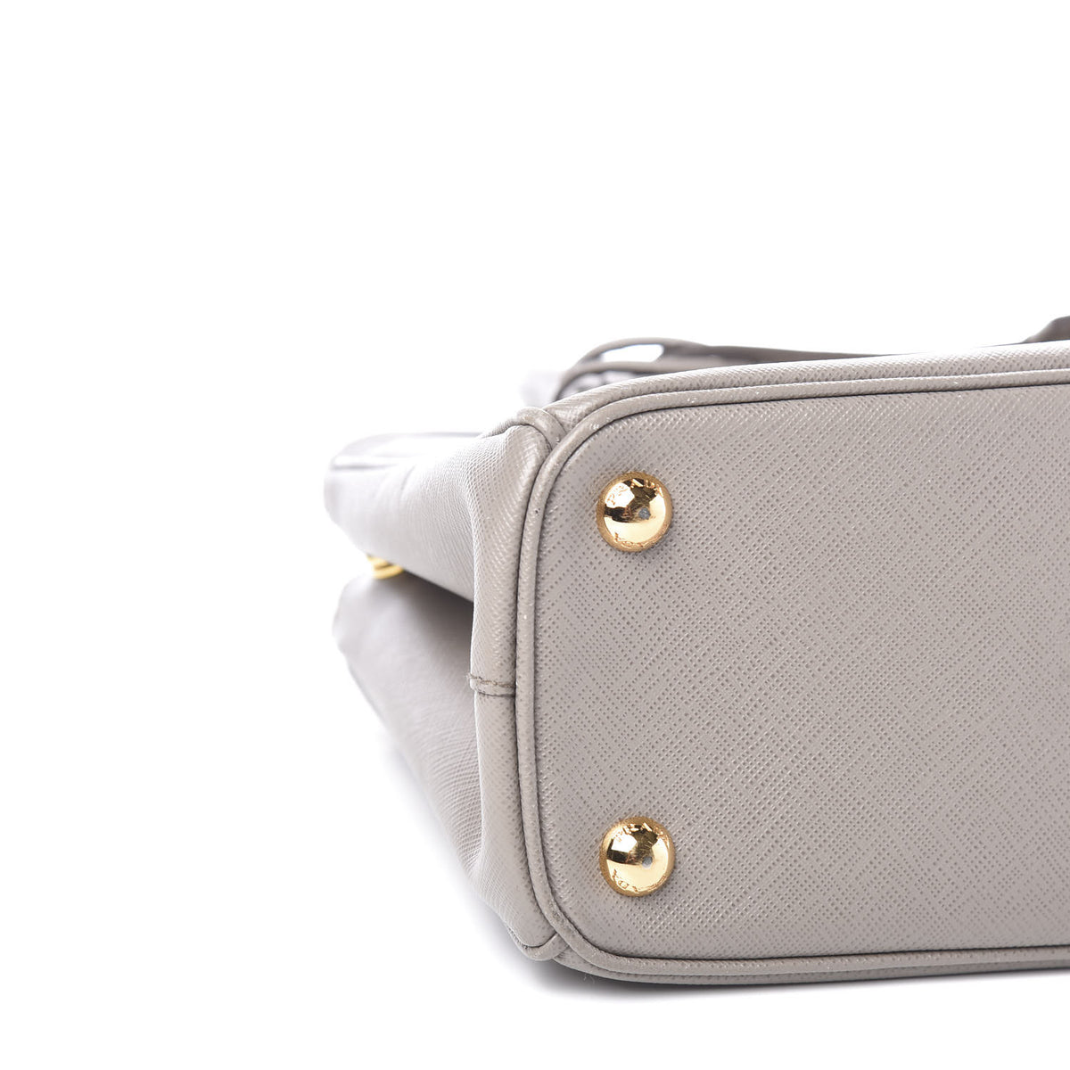Prada Saffiano Mini Galleria Double Zip Tote Argilla 7 of 9