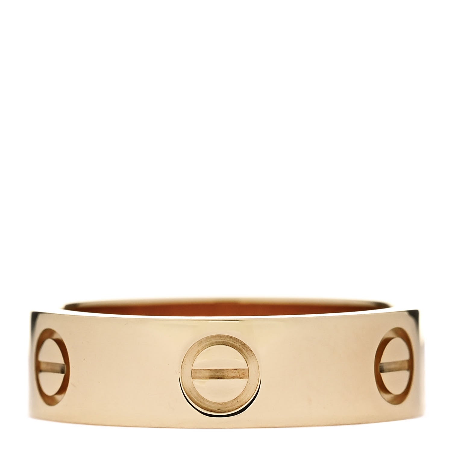 Cartier 18K Yellow Gold 5.5mm LOVE Ring 54 6.75 1 of 5