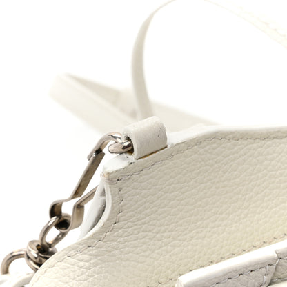 Balenciaga Grained Calfskin Neo Classic Silver Hardware Mini City White 12 of 12