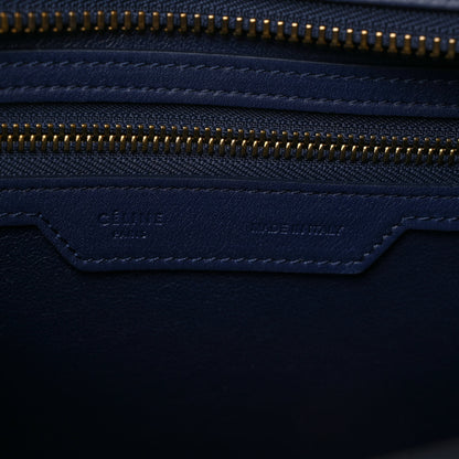 Celine Smooth Calfskin Micro Luggage Navy Blue 6 of 8