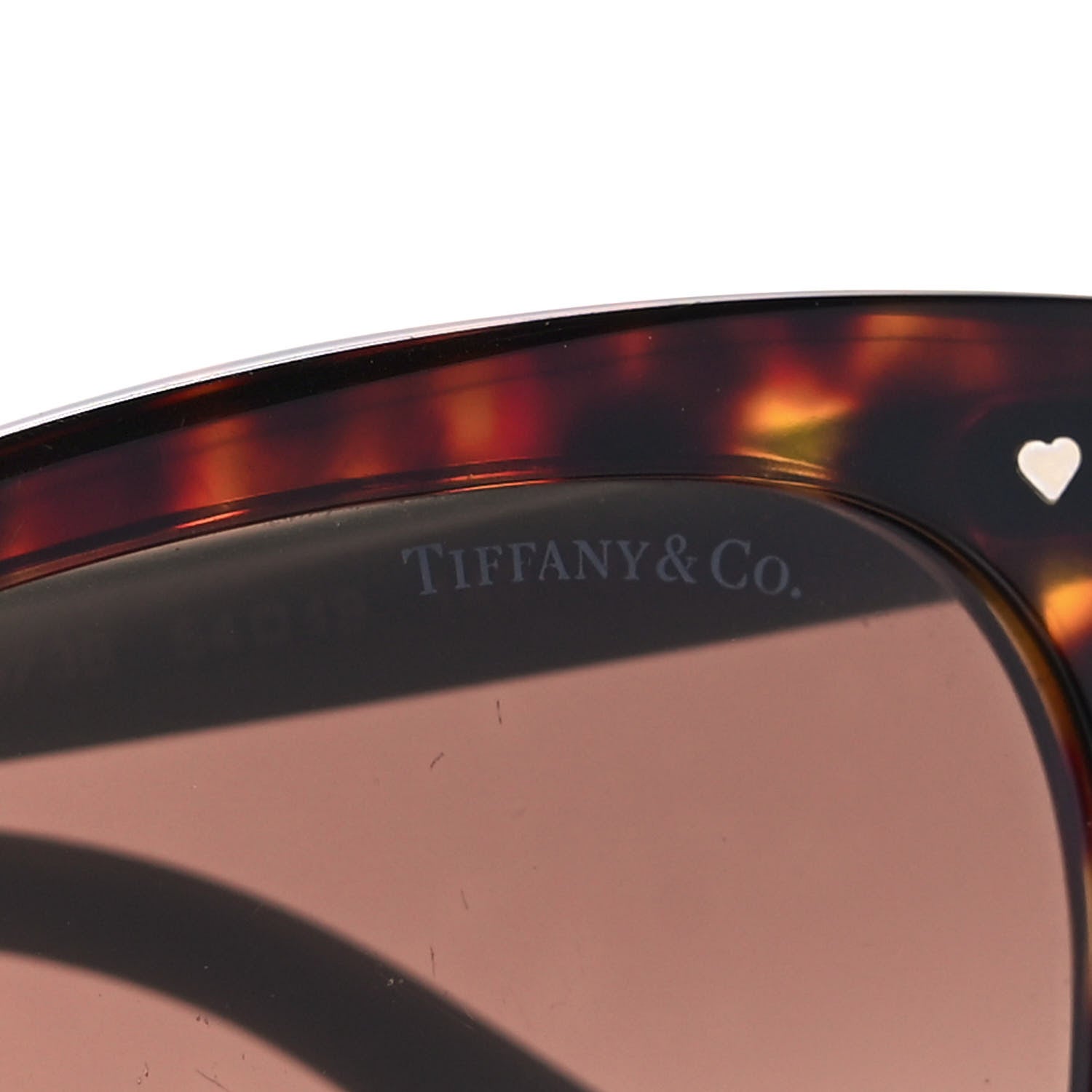 Tiffany Heart TF4140 Sunglasses Dark Havana 7 of 8