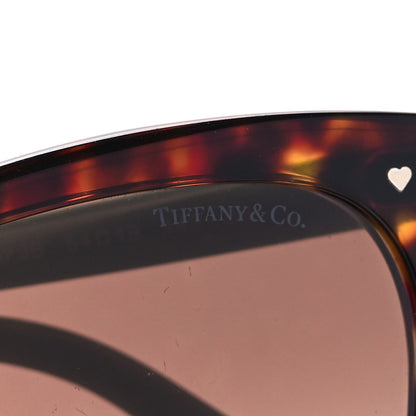 Tiffany Heart TF4140 Sunglasses Dark Havana 7 of 8