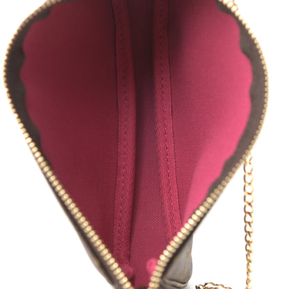 Louis Vuitton Monogram 2020 Christmas Animation Roller Coaster Mini Pochette Accessories Pivoine 5 of 7