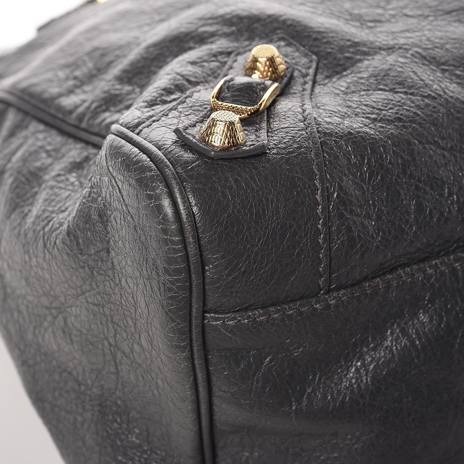 Balenciaga Agneau Giant 12 Gold Hardware Velo Gris Fossile Anthracite 9 of 12