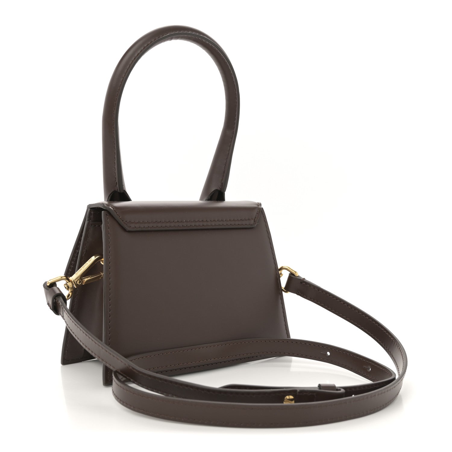 Jacquemus Smooth Calfskin Le Chiquito Moyen Dark Brown 3 of 10