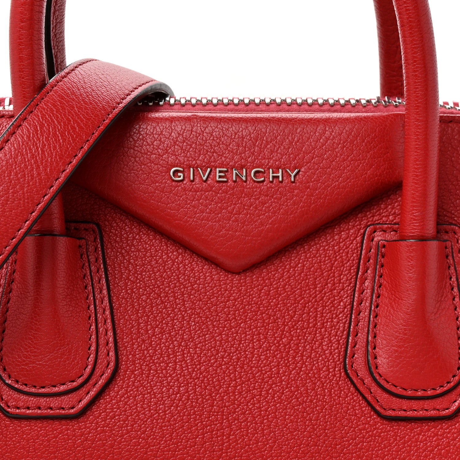 Givenchy Sugar Goatskin Small Antigona Vermillon 8 of 13