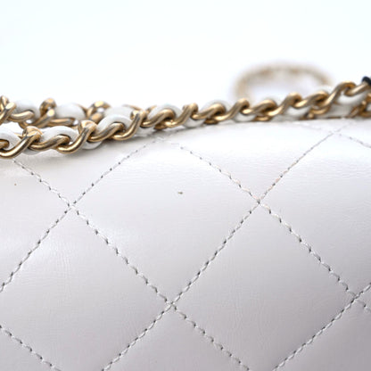 Chanel Calfskin Quilted Mini Perfect Fit Flap White 8 of 12