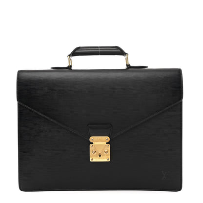 Louis Vuitton Epi Serviette Conseiller Briefcase Black 1 of 14