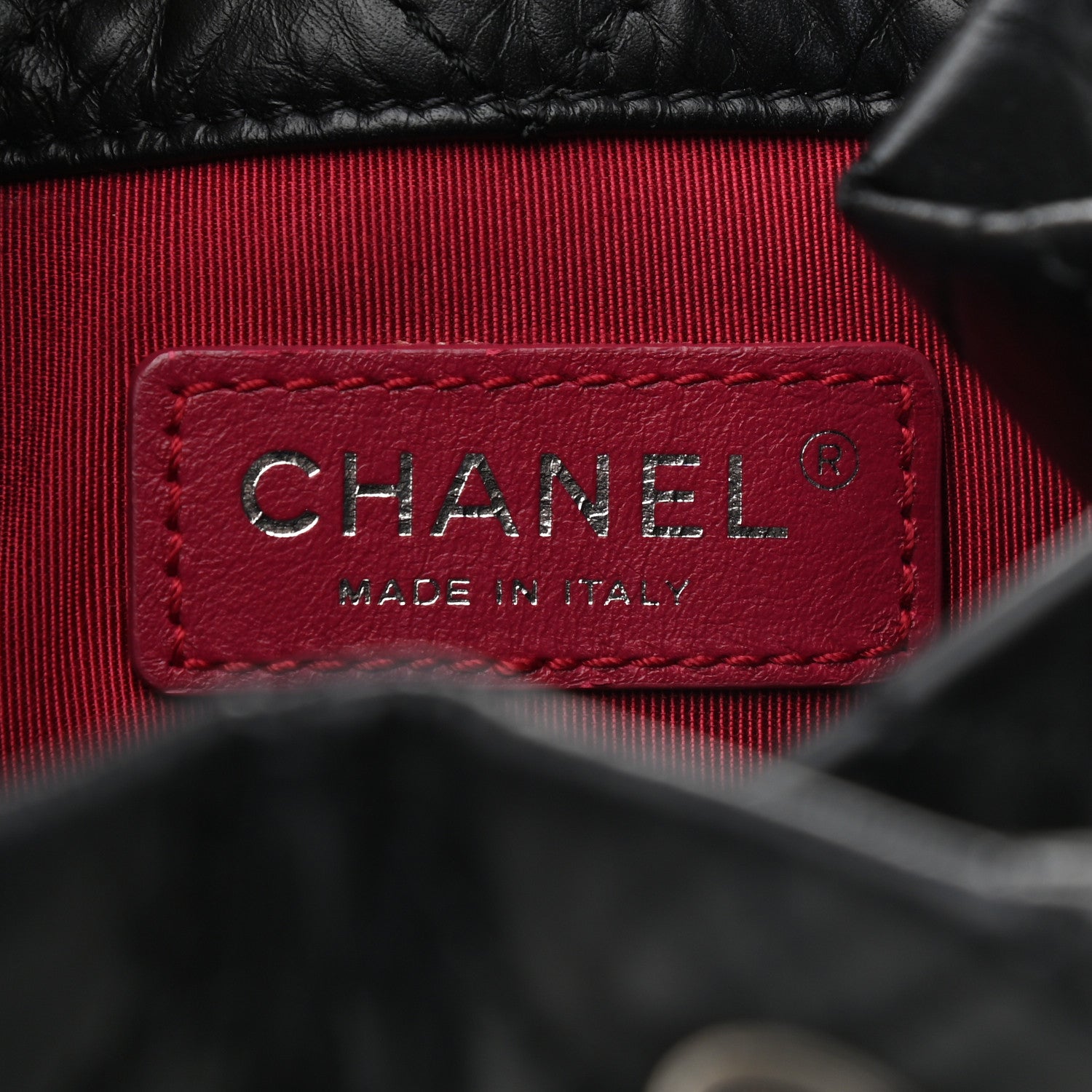 Chanel Aged Calfskin Quilted Gabrielle Backpack Black 5 of 11