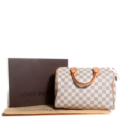 Louis Vuitton Damier Azur Speedy 25 8 of 8
