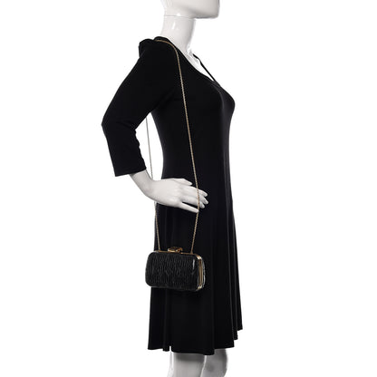 Louis Vuitton Vernis Monogram Motard Minaudiere Clutch Black 2 of 9